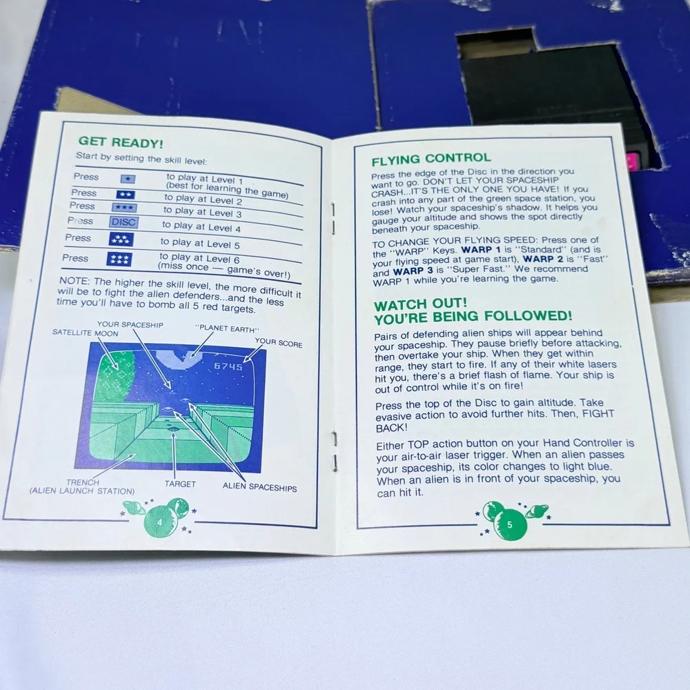 Star Strike Mattel Intellivision 1981 Vintage Video Game Boxed with‎ Manual 5161